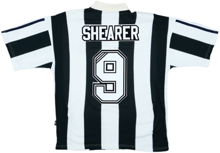 1995-97 Newcastle Home Shirt Shearer #9 - 8/10 - (S)