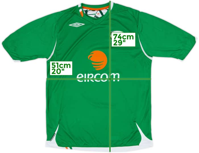 2006-08 Ireland Home Shirt - 9/10 - (XL)