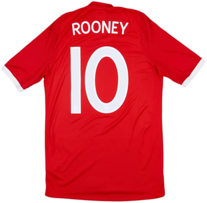 2010-11 England Away Shirt Rooney #10 - 10/10 - (S)