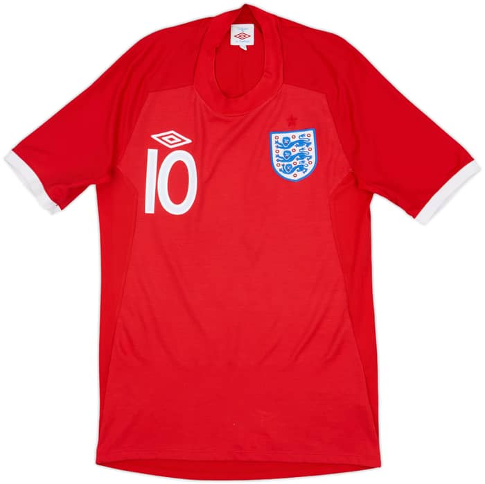 2010-11 England Away Shirt Rooney #10 - 10/10 - (S)
