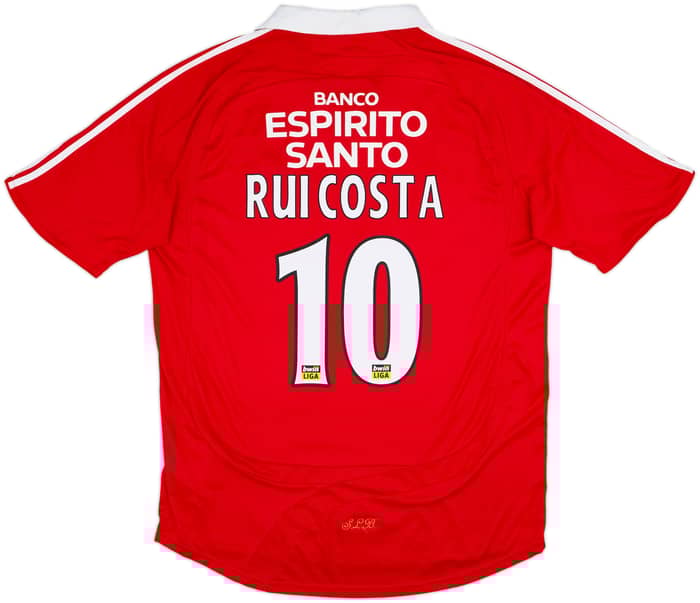 2007-08 Benfica Home Shirt Rui Costa #10 - 6/10 - (XL)