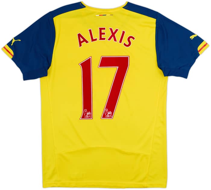 2014-15 Arsenal Away Shirt Alexis #17 - 4/10 - (M)