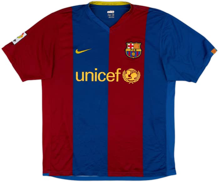 2006-07 Barcelona Home Shirt Ronaldinho #10 - 6/10 - (L)