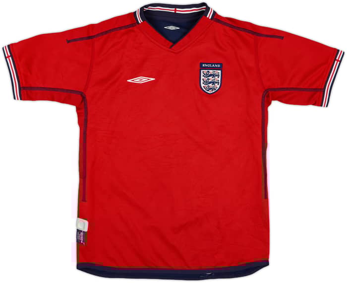 2002-04 England Away Shirt - 8/10 - (S.Boys)