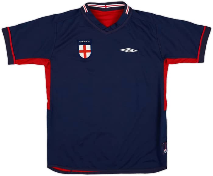 2002-04 England Away Shirt - 8/10 - (S.Boys)