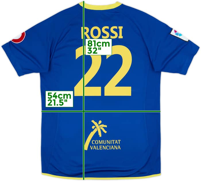 2011-12 Villarreal Away Shirt Rossi #22 - 8/10 - (XL)
