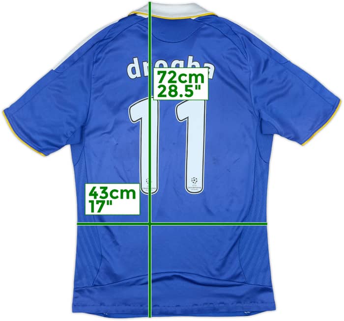 2008-09 Chelsea Home Shirt Drogba #11 - 6/10 - (S)