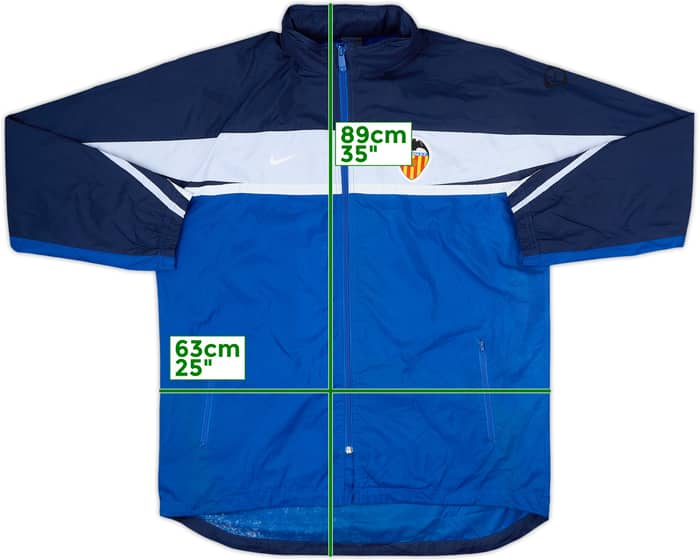 2000-01 Valencia Nike Hooded Rain Jacket - 7/10 - (L)