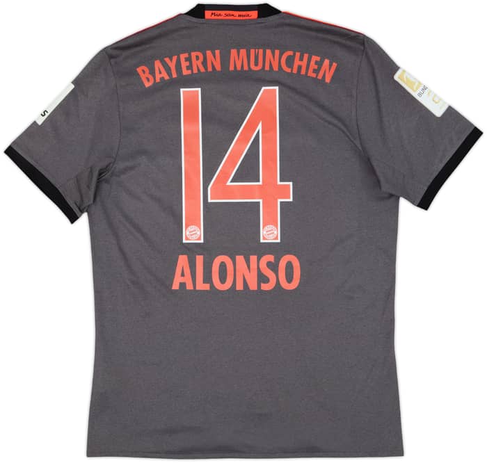 2016-17 Bayern Munich Away Shirt Alonso #14 - 10/10 - (M)