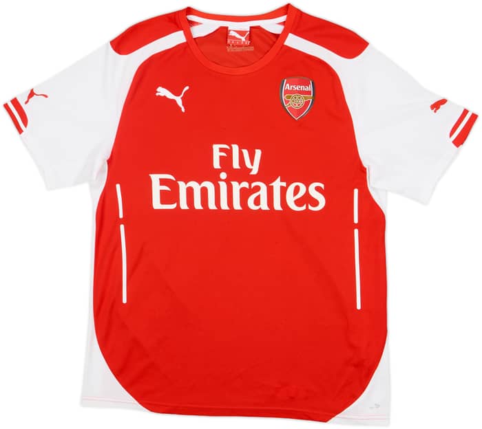 2014-15 Arsenal Home Shirt Arteta #8 - 5/10 - (M)