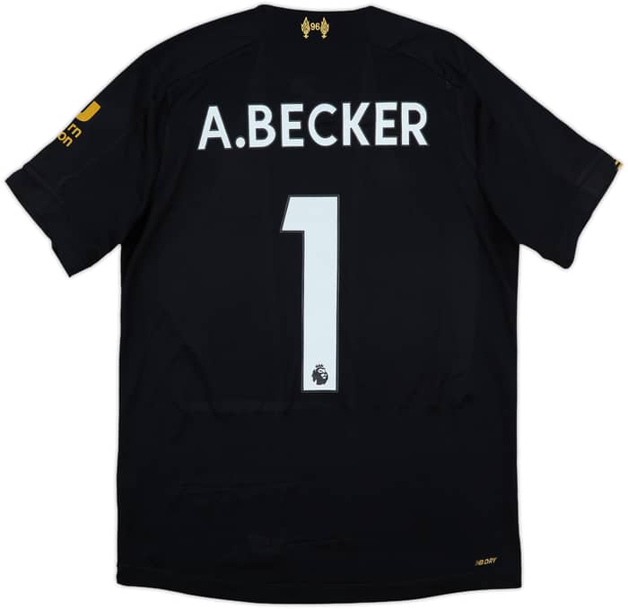 2018-19 Liverpool GK S/S Shirt A.Becker #1 - 8/10 - (S)