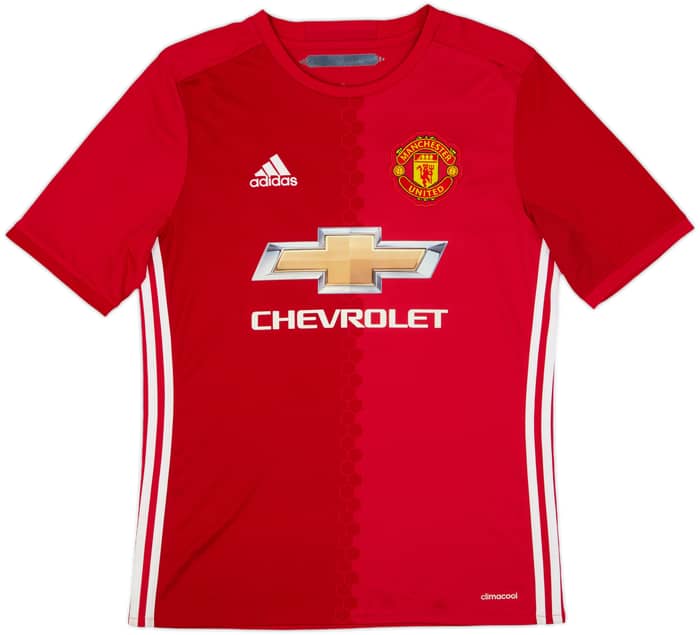 2016-17 Manchester United Home Shirt Rashford #19 - 8/10 - (XL.Boys)