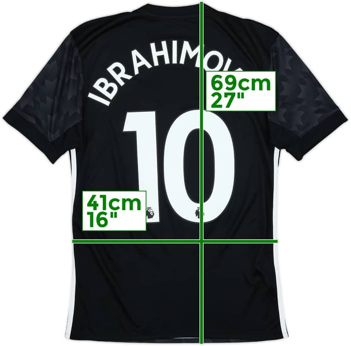 2017-18 Manchester United Away Shirt Ibrahimovic #10 - 9/10 - (XS)