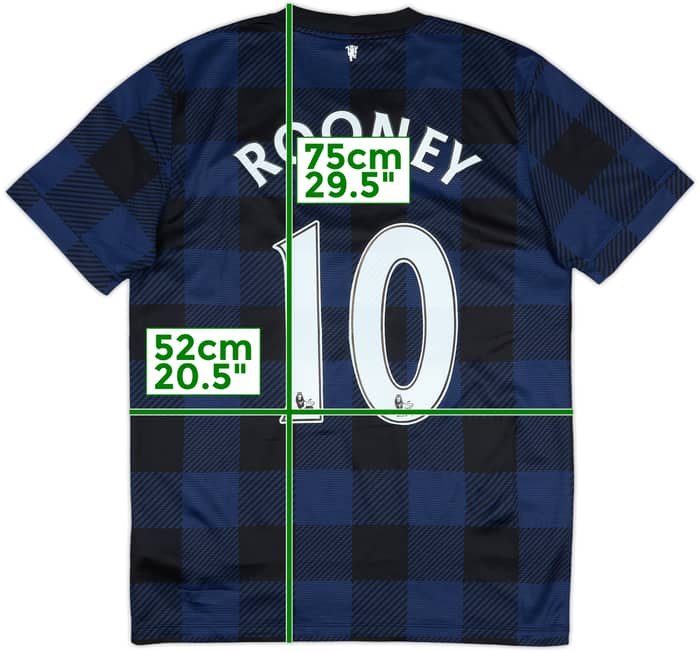 2013-14 Manchester United Away Shirt Rooney #10 - 5/10 - (M)