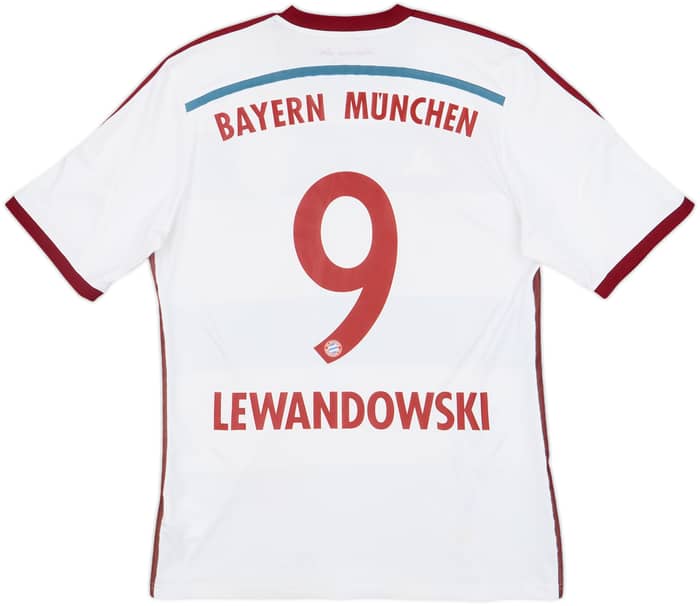 2014-15 Bayern Munich Away Shirt Lewandowski #9 - 5/10 - (M)