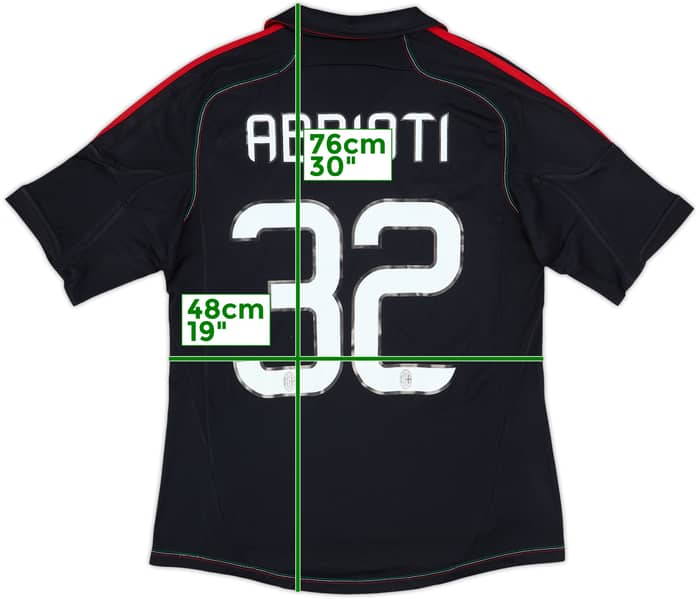 2012-13 AC Milan Third/GK Shirt Abbiati #32 - 9/10 - (M)