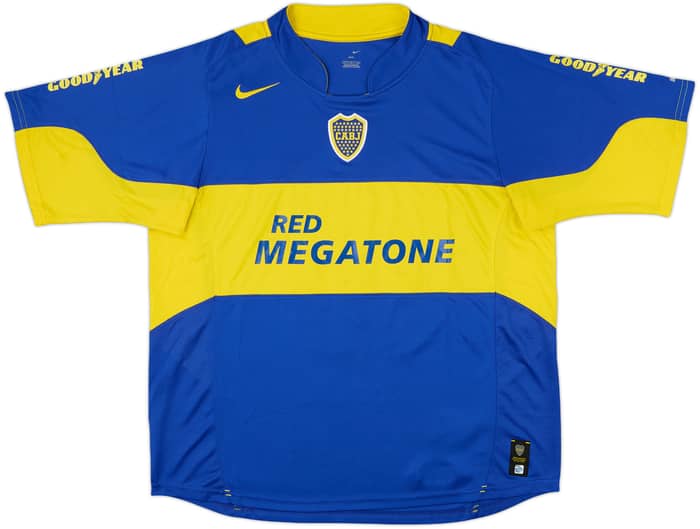 2005 Boca Juniors Home Shirt Insua #10 - 8/10 - (XL)