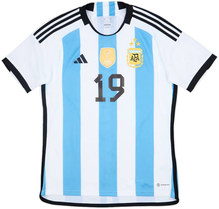 2022-23 Argentina Home Shirt Otamendi #19 - 8/10 - (M)