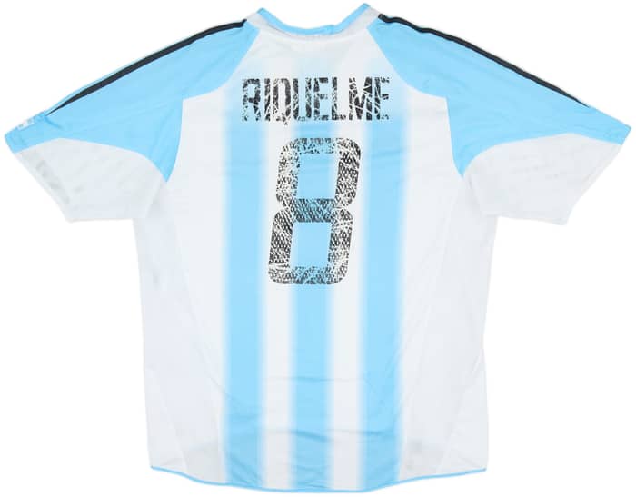 2004-05 Argentina Home Shirt Riquelme #8 - 4/10 - (L)