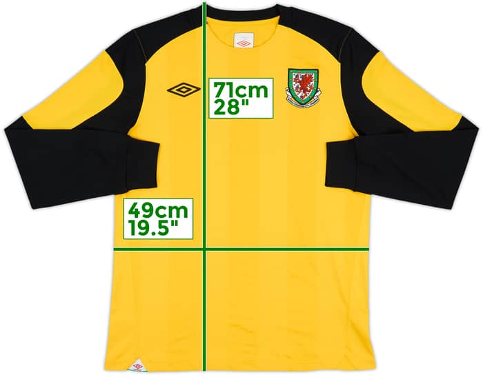 2010-11 Wales GK Shirt - 9/10 - (S)