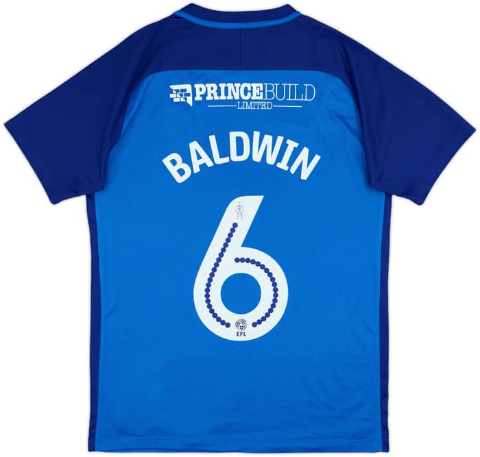 2017-18 Peterborough Home Shirt Baldwin #6 - 6/10 - (M)