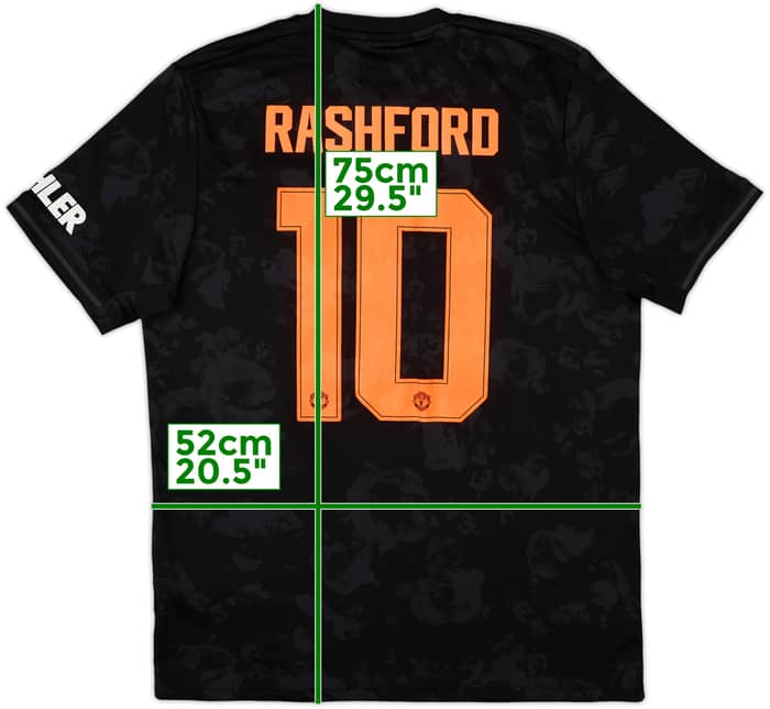 2019-20 Manchester United Third Shirt Rashford #10 - 7/10 - (L)