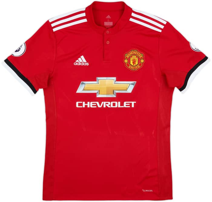 2017-18 Manchester United Home Shirt Pogba #6 - 8/10 - (S)