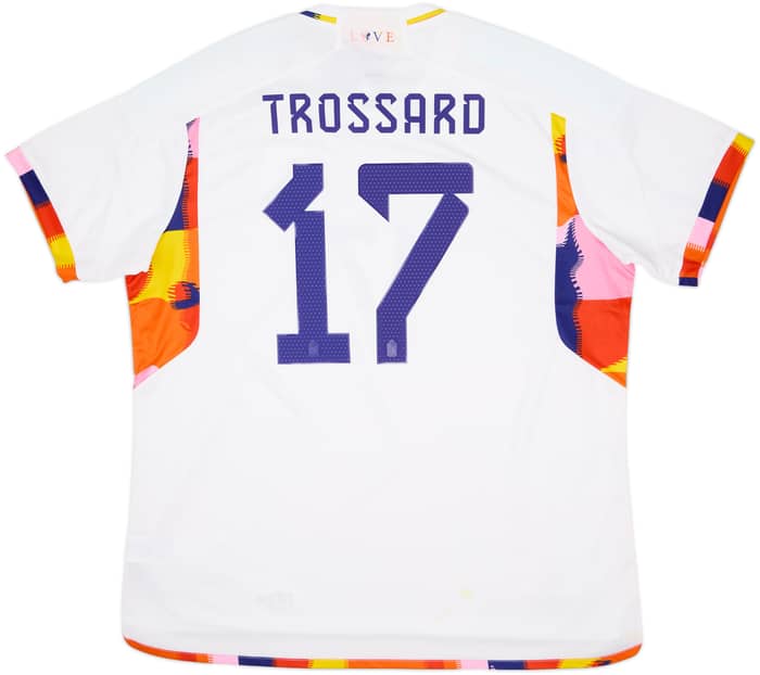 2022-23 Belgium Away Shirt Trossard #17 (XXL)