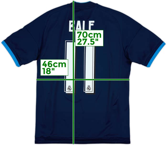 2015-16 Real Madrid Third Shirt Bale #11 - 8/10 - (S)