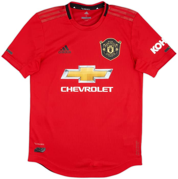 2019-20 Manchester United Authentic Home Shirt B.Fernandes #18 - 10/10 - (S)