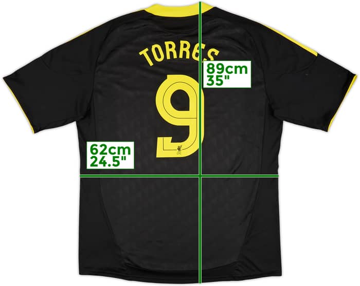 2010-11 Liverpool Third Shirt Torres #9 - 9/10 - (XXL)