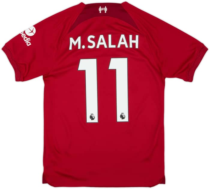 2022-23 Liverpool Home Shirt M.Salah #11 - 8/10 - (XS)