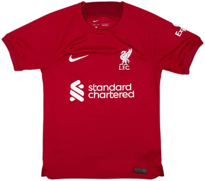 2022-23 Liverpool Home Shirt M.Salah #11 - 8/10 - (XS)
