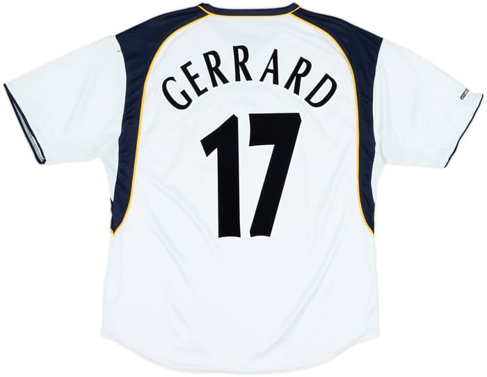 2001-03 Liverpool Away Shirt Gerrard #17 - 5/10 - (L)