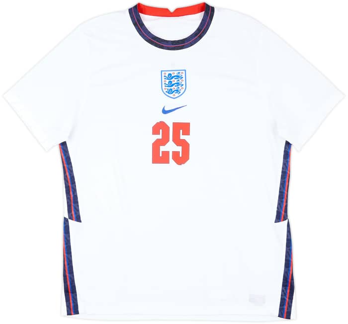 2020-22 England Home Shirt Saka #25 - 7/10 - (XL)