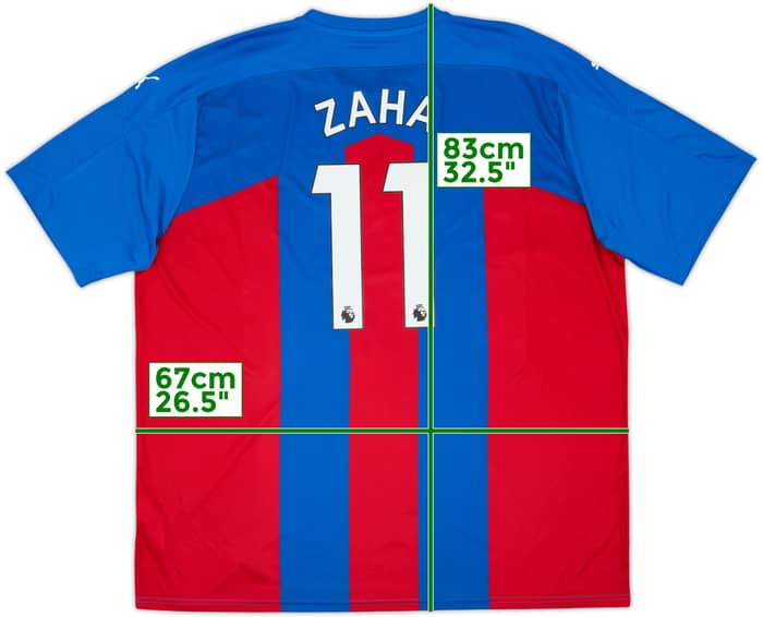 2020-21 Crystal Palace Home Shirt Zaha #11 - 9/10 - (4XL)