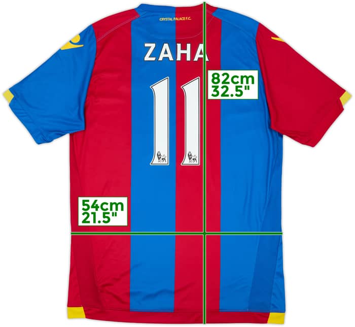 2015-16 Crystal Palace Home Shirt Zaha #11 - 7/10 - (XXL)
