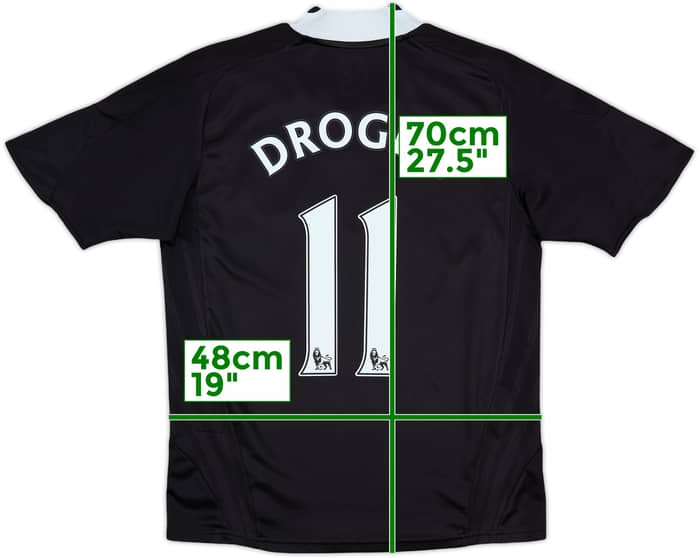 2008-09 Chelsea Away Shirt Drogba #11 - 7/10 - (XL.Boys)