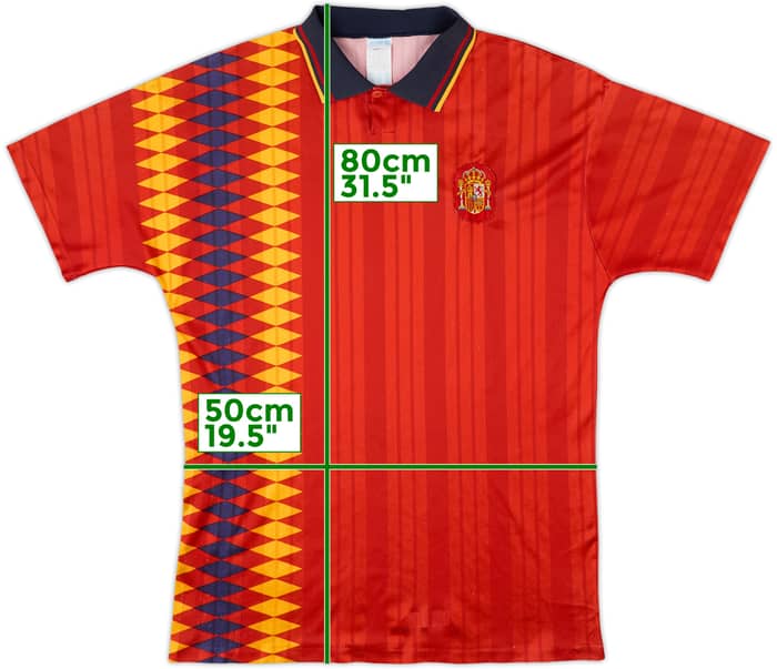 1994-96 Spain Home Shirt - 8/10 - (L)