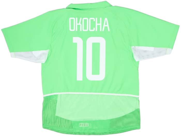 2002-04 Nigeria Player Issue Home Shirt Okocha #10 - 10/10 - (L)