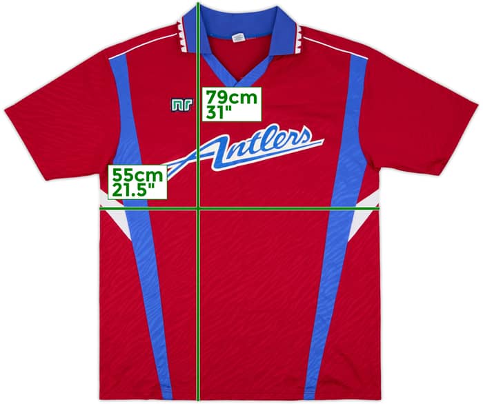 1992 Kashima Antlers Home Shirt - 9/10 - (XL)