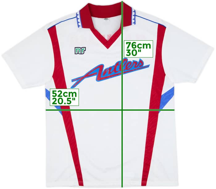 1992-93 Kashima Antlers Away Shirt - 9/10 - (L)