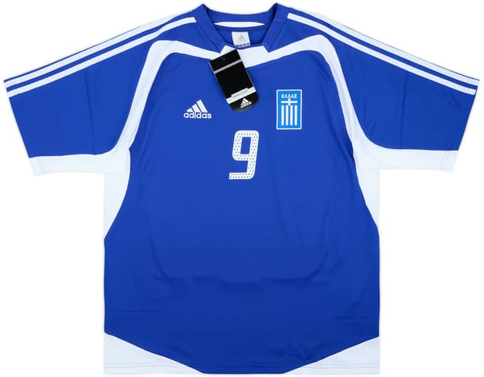 2004-06 Greece Home Shirt Charisteas #9 (M)