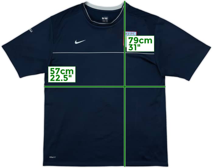 2008-09 Aston Villa Nike Training Shirt - 6/10 - (XL)