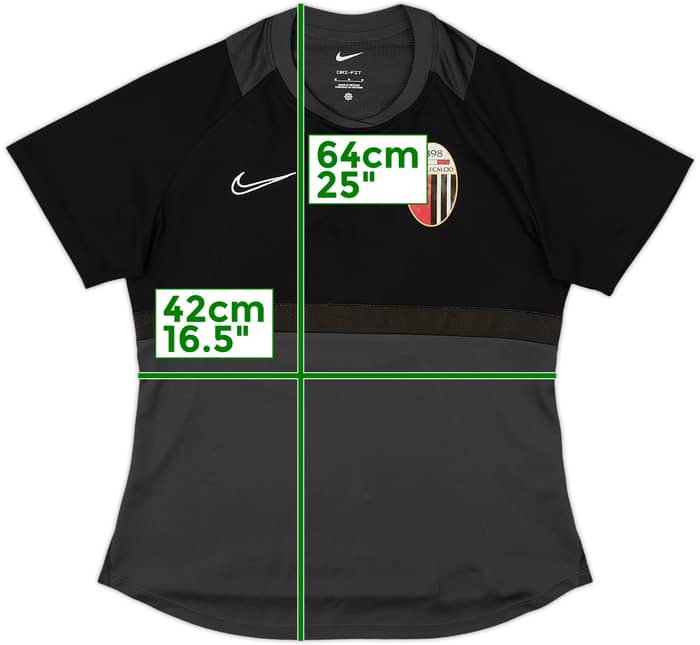 2021-22 Ascoli Nike Training Shirt - 8/10 - (Women's M)