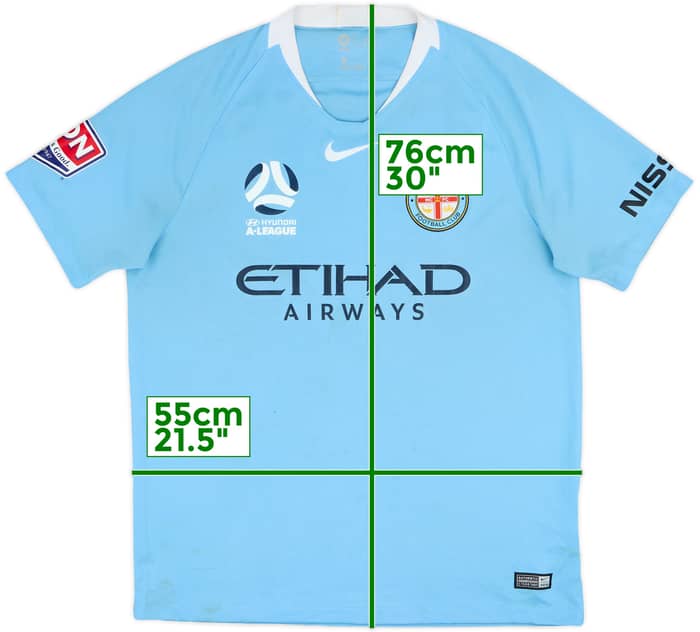 2018-19 Melbourne Ciudad Camiseta Local - 4/10 - (L)