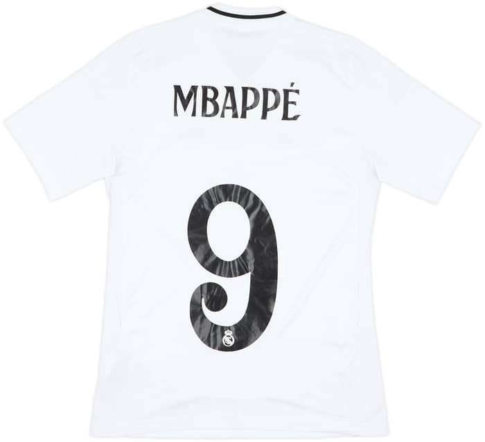 2024-25 Real Madrid Home Shirt Mbappe #9 - 8/10 - (XS)