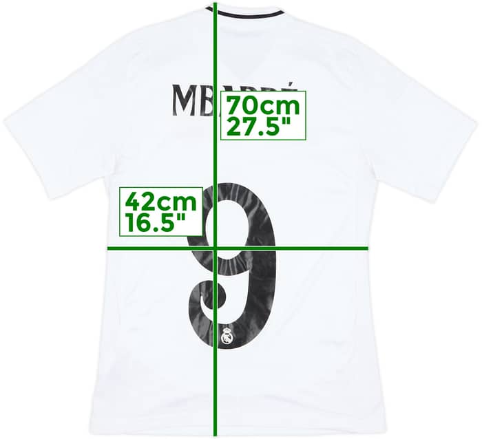 2024-25 Real Madrid Home Shirt Mbappe #9 - 8/10 - (XS)