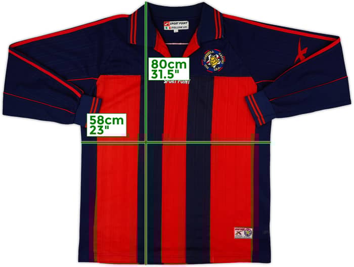 2002-03 Cosenza Home L/S Shirt - 9/10 - (L)