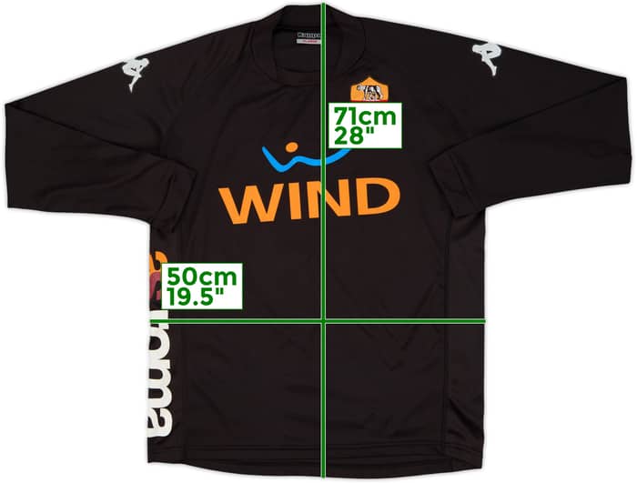 2008-09 Roma Kappa Training L/S Shirt - 5/10 - (XL)